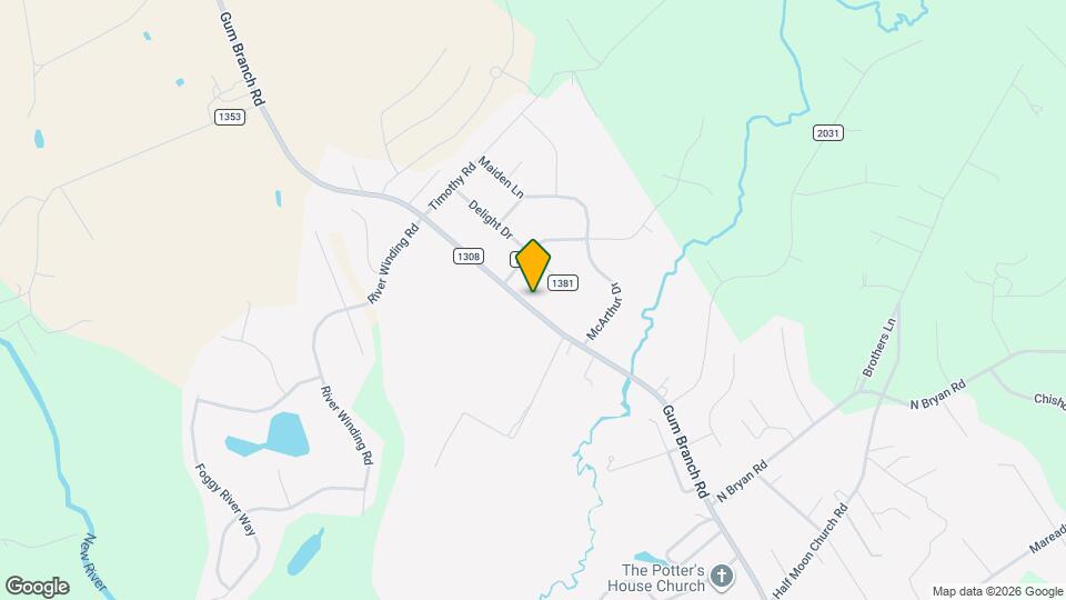 5124 Gum Branch Rd Map and Location Details