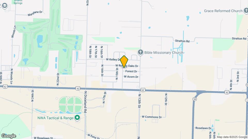 1321 Forest Dr Map and Location Details