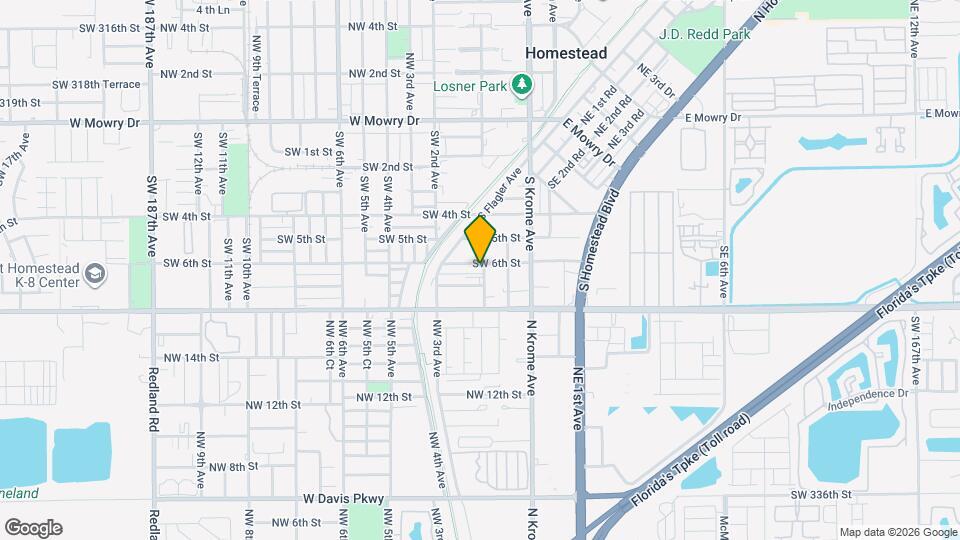 100 SW 6th St Map and Location Details