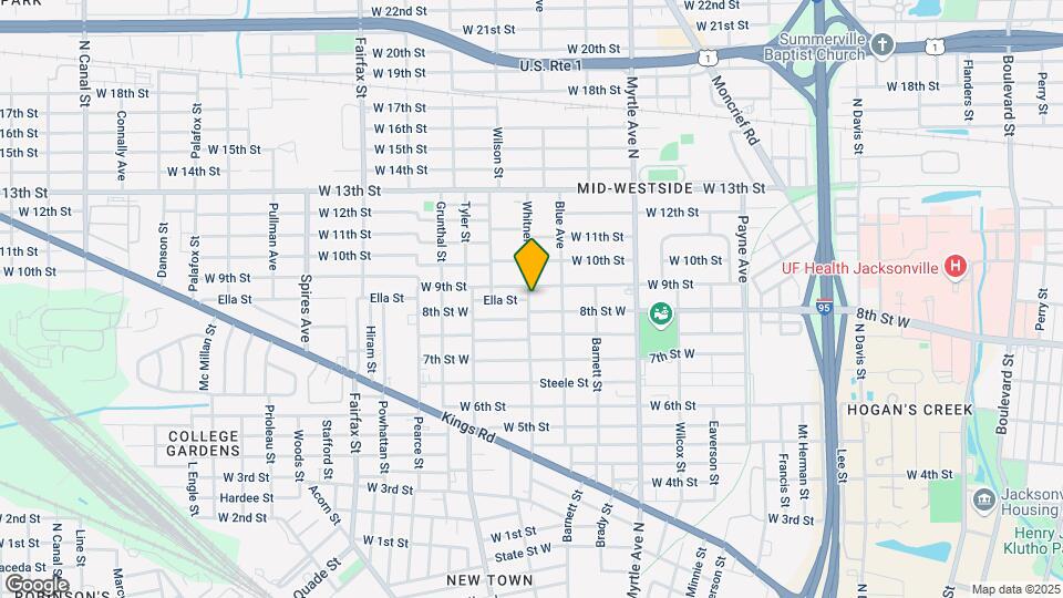 1811 Whitner St Map and Location Details