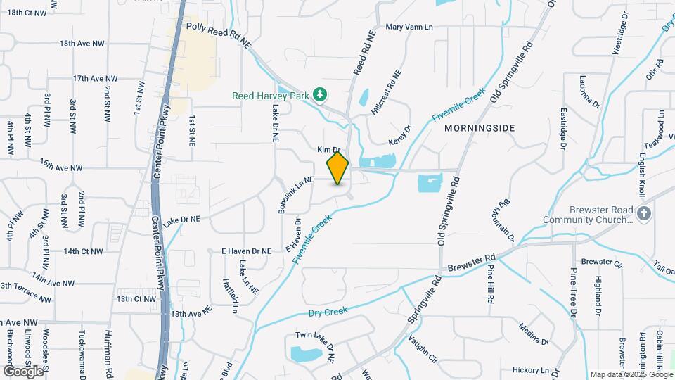 1628 Barrington Ln NE Map and Location Details