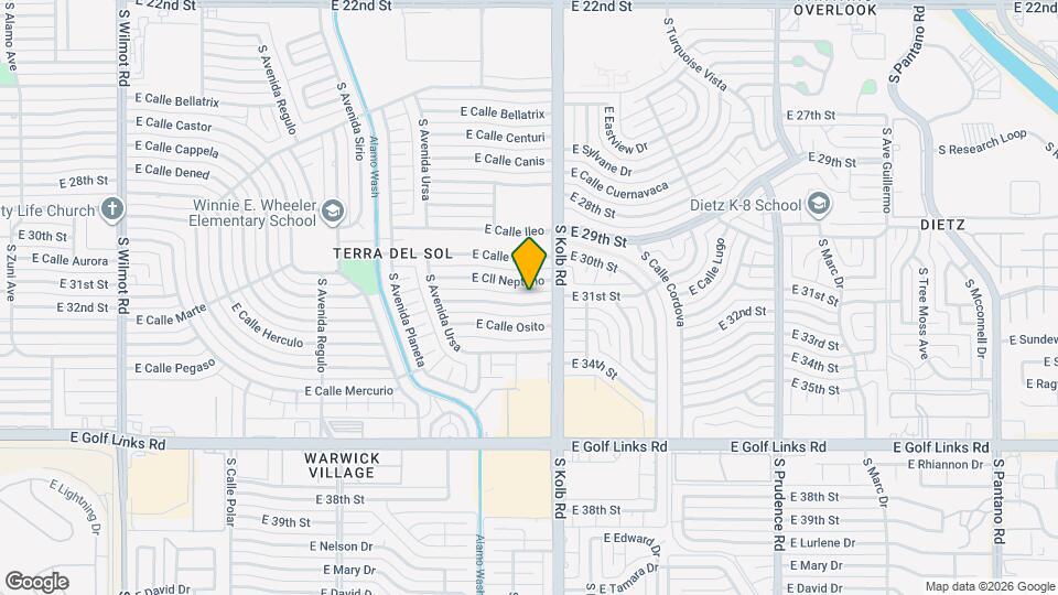 7033 E Calle Orion Map and Location Details