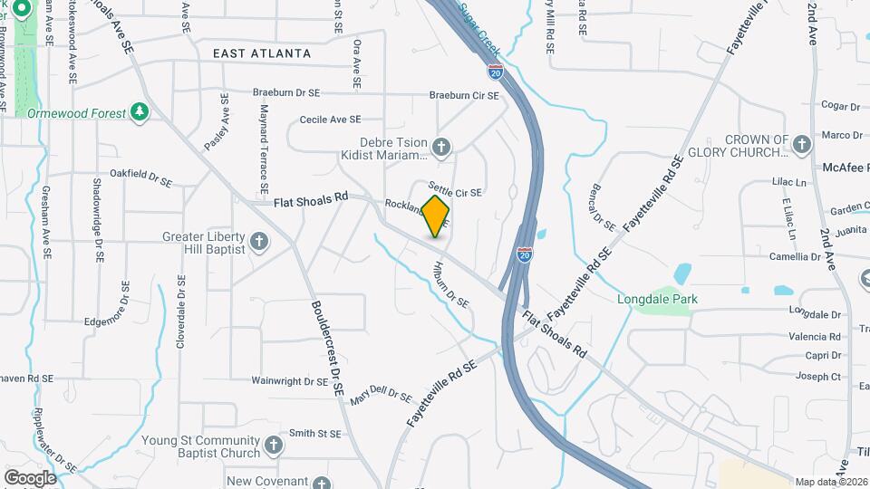 1836 Flat Shoals Rd SE Mapa y Detalles de la Ubicación