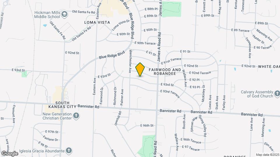 7906 E 93rd St Map and Location Details