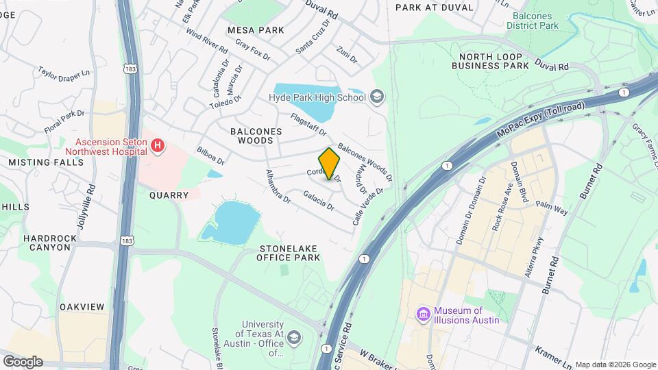 4002 Biscay Dr Map and Location Details