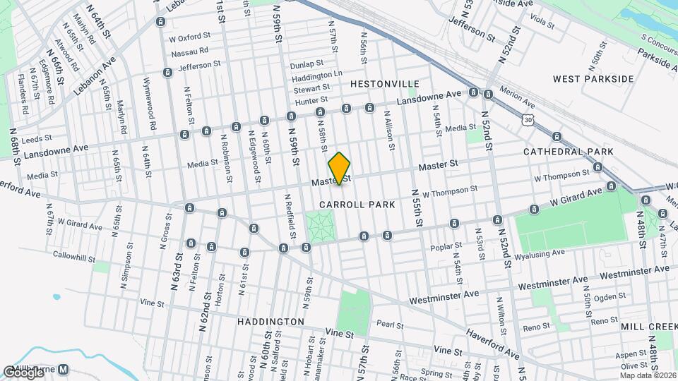 1330 N Alden St Map and Location Details