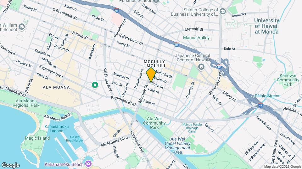 2019 Citron St Mapa y Detalles de la Ubicación