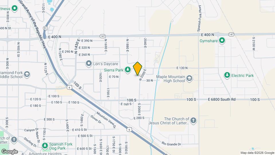 1976 80 N Map and Location Details