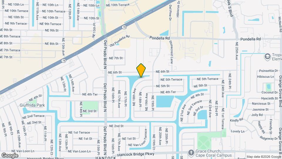 1811 NE 5th Terrace Map and Location Details