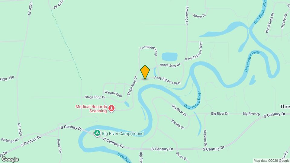 16727 Pony Express Way Map and Location Details