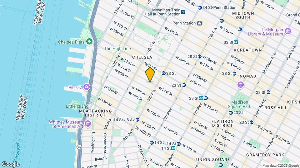 310 W 21st St Map and Location Details