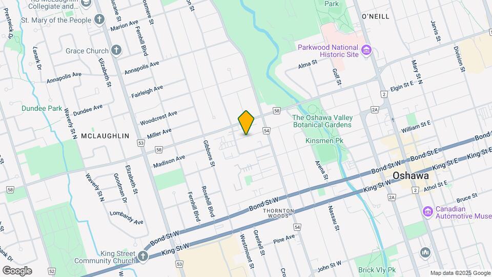 321 Elgin St W Map and Location Details