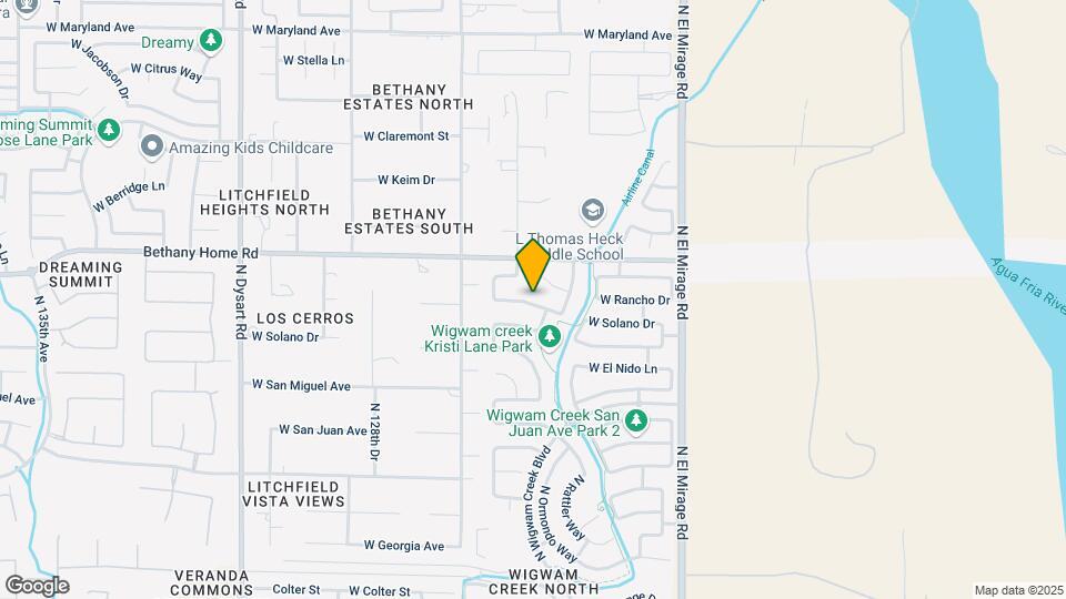 12534 W Solano Dr Map and Location Details