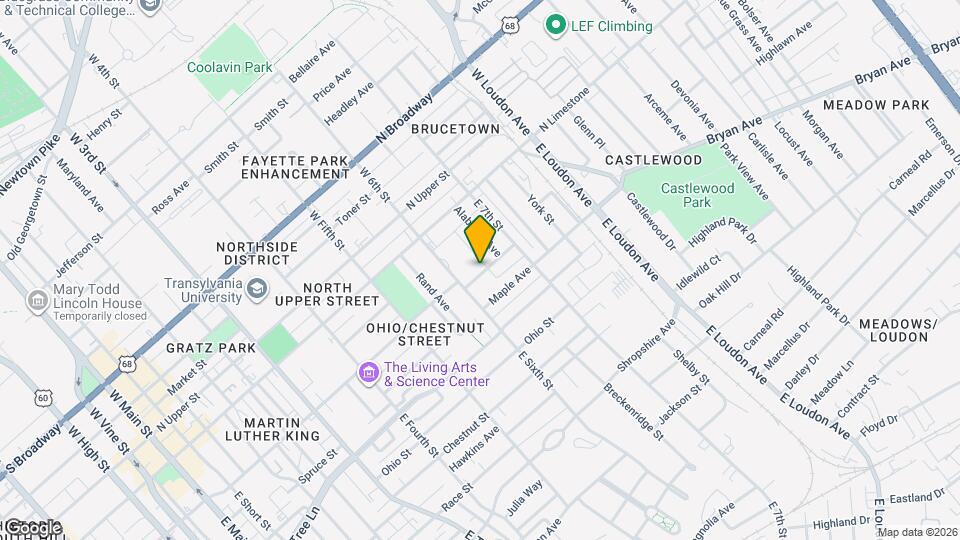 627 N Martin Luther King Blvd Map and Location Details