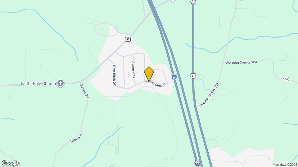 614 River Birch Dr Map and Location Details