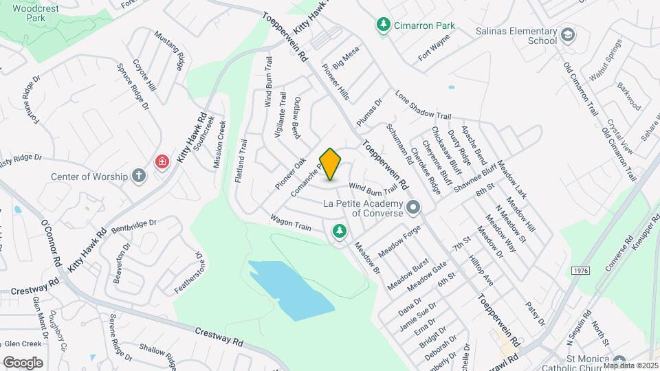 10022 Wind Burn Trail Map and Location Details