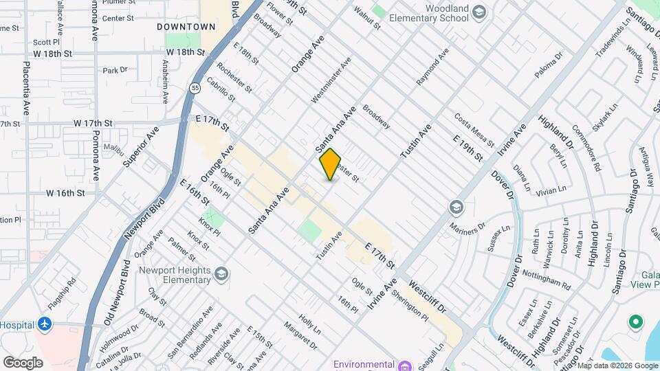 343 Cabrillo St, Unit C Map and Location Details