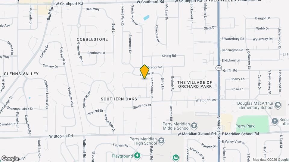 7608 Lake Vista Ln Map and Location Details