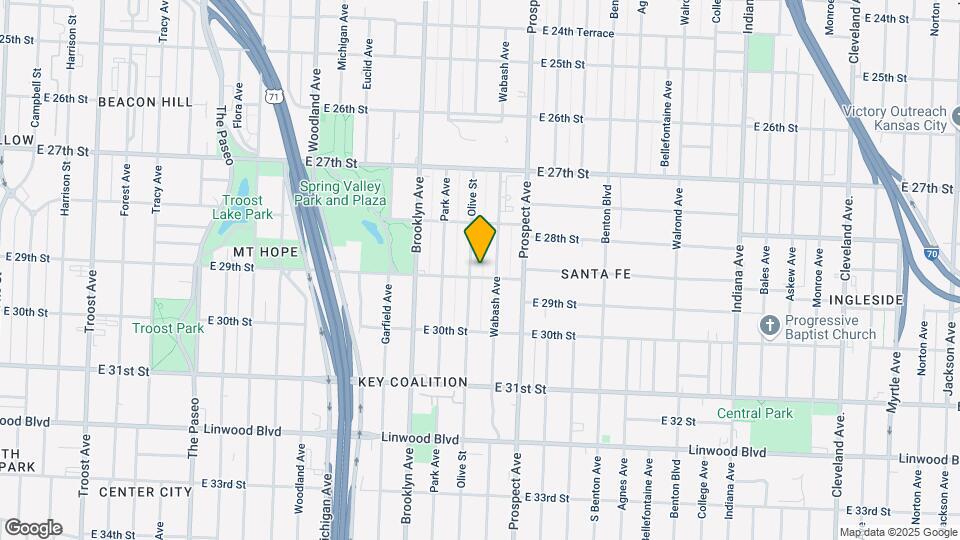 2408-2410 E 29th St Map and Location Details