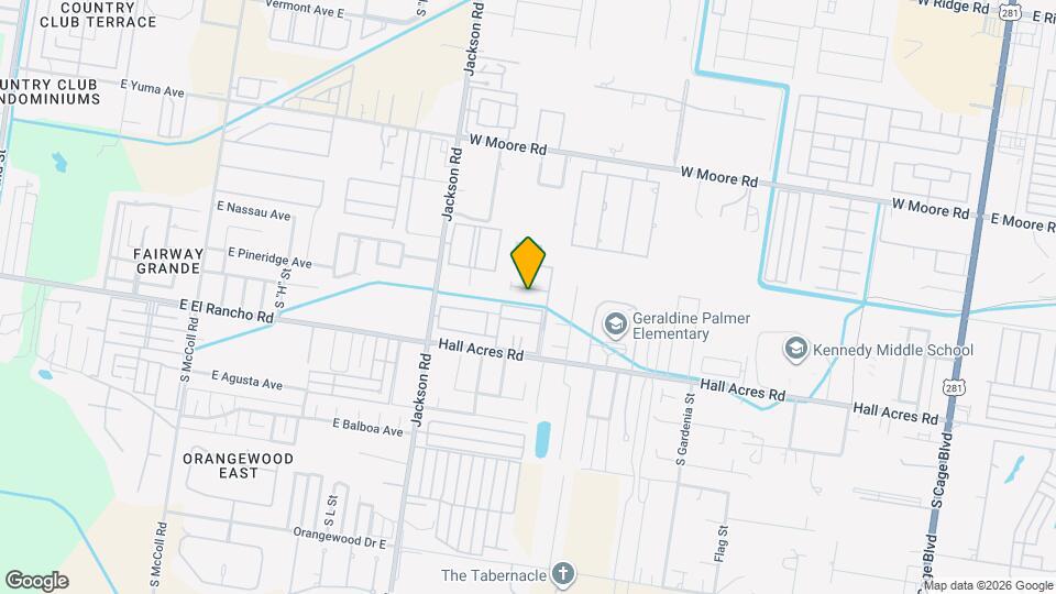 1625 W Marlin St Map and Location Details