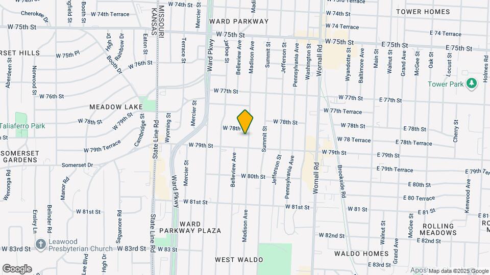7812 Madison Ave Map and Location Details