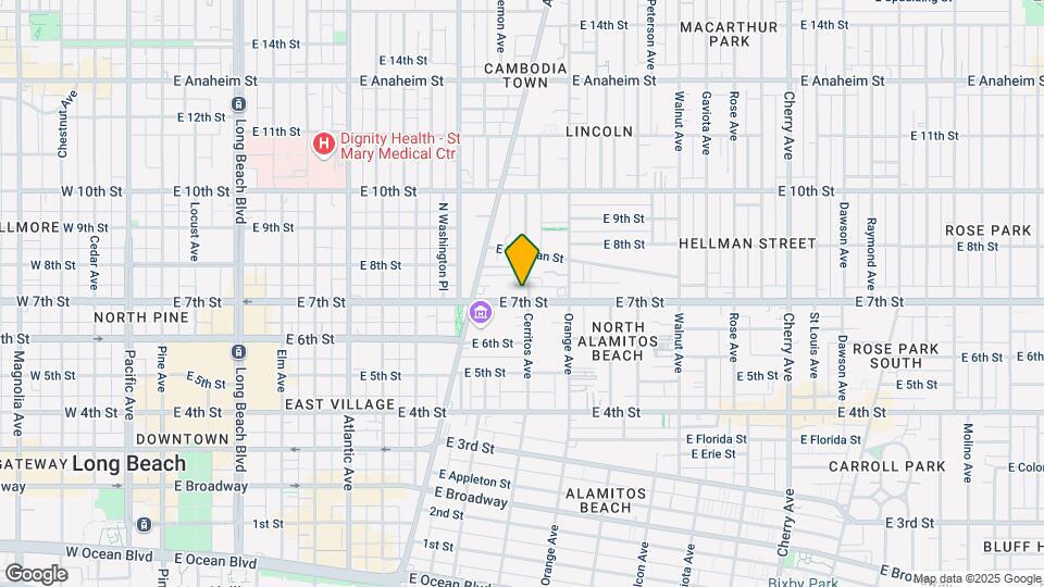 1083 E 7th St Map and Location Details