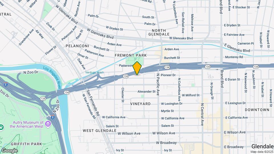 621 Pioneer Dr Mapa y Detalles de la Ubicación
