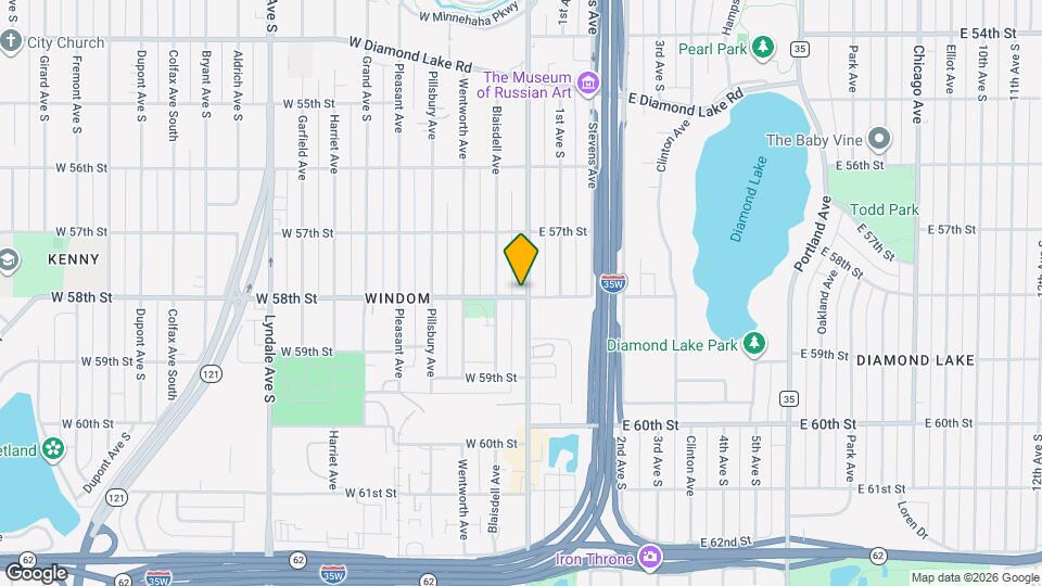 5754 Nicollet Ave, Unit SI ID1637177P Map and Location Details
