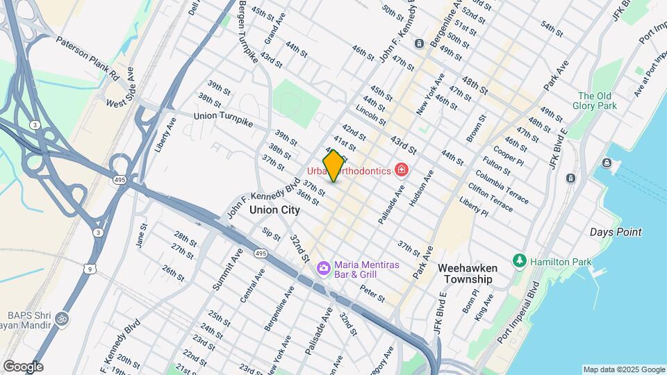 519 38th St Map and Location Details