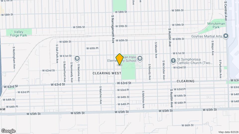 6152 S Mulligan Ave Map and Location Details
