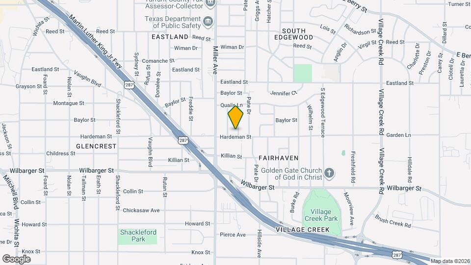 4112 Eastover Ave Map and Location Details