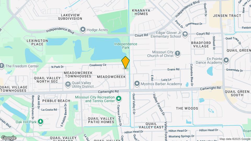2502 Creekway Cir Map and Location Details