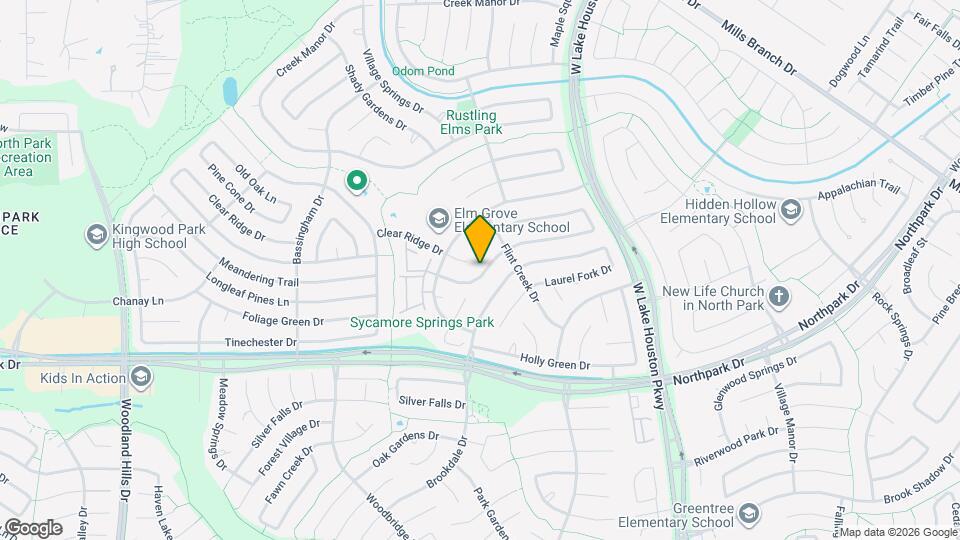 3007 Birch Creek Dr Map and Location Details