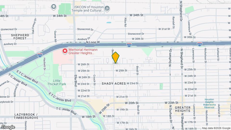 2546 Bevis St Map and Location Details