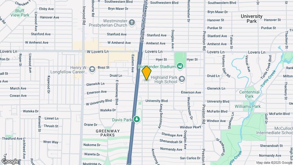 4520 Glenwick Ln Map and Location Details