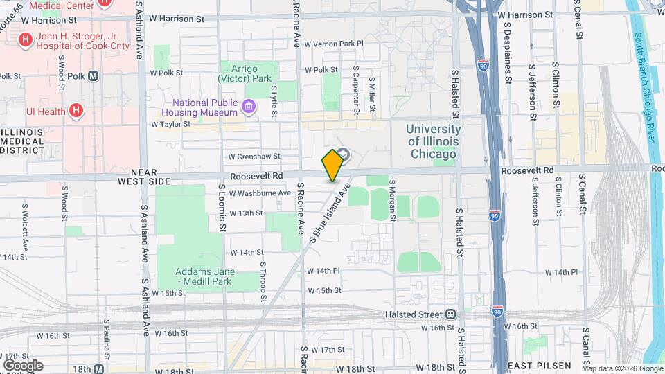 1110 W Washburne Ave Map and Location Details