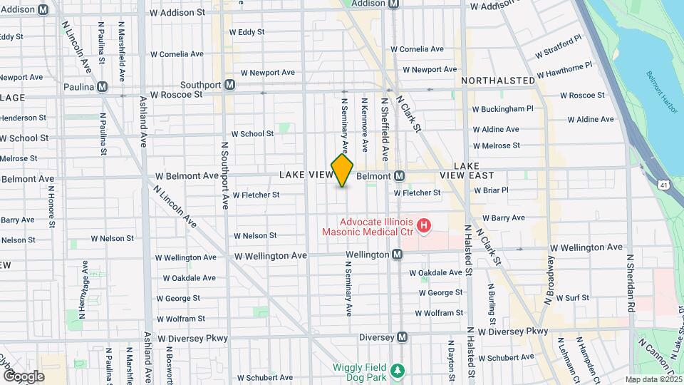 3126 N Seminary Ave Map and Location Details