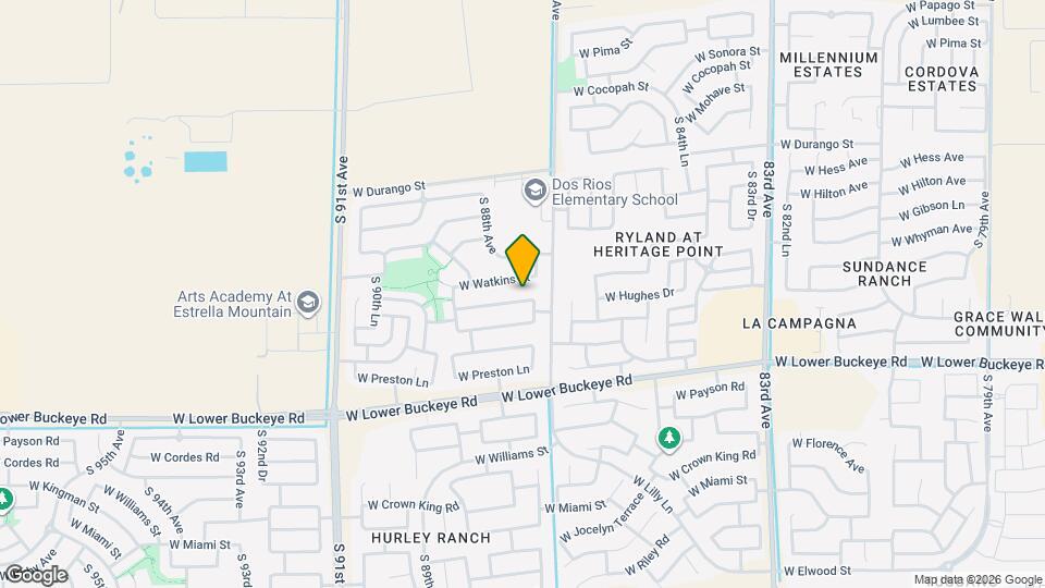 8712 W Hammond Ln Map and Location Details