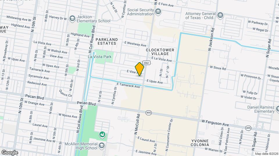 605 E Upas Ave, Unit 605 E Upas Ave Map and Location Details