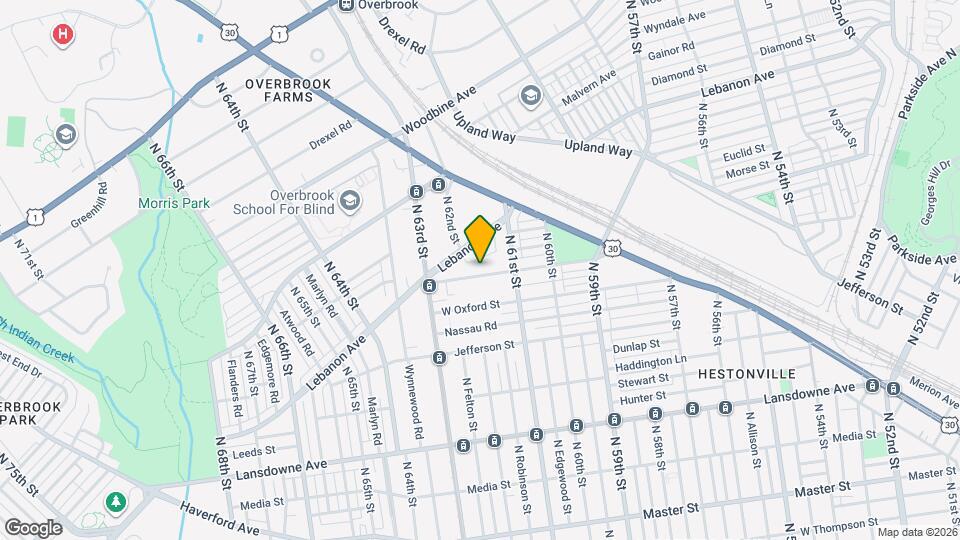 6131 W Columbia Ave Map and Location Details