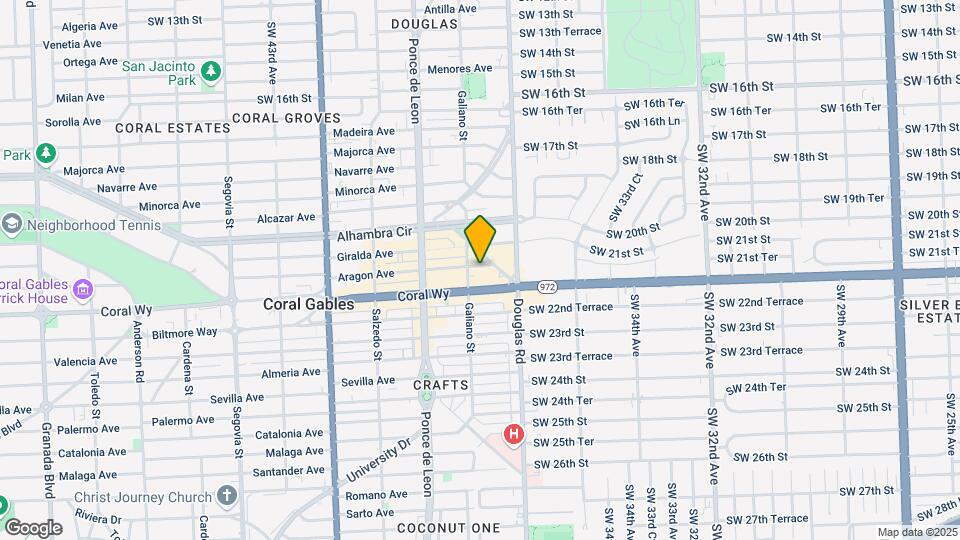 Ten Aragon Condominium Map and Location Details