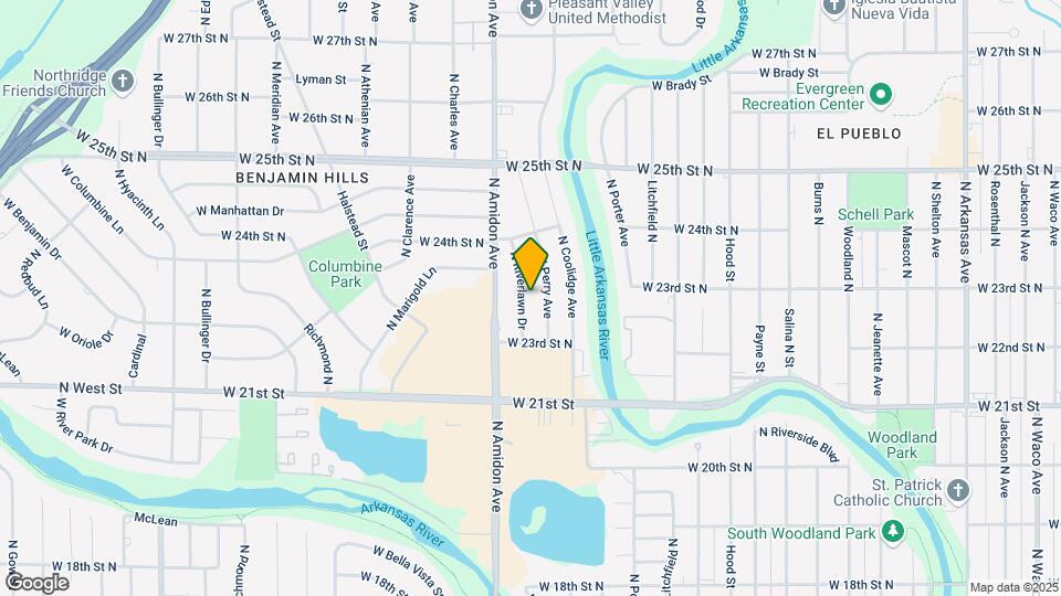 2440 N Riverlawn Dr Map and Location Details