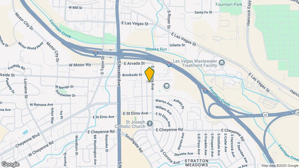 1518 S Corona Ave Map and Location Details