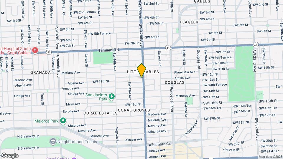 1230 SW 42nd Ave Map and Location Details