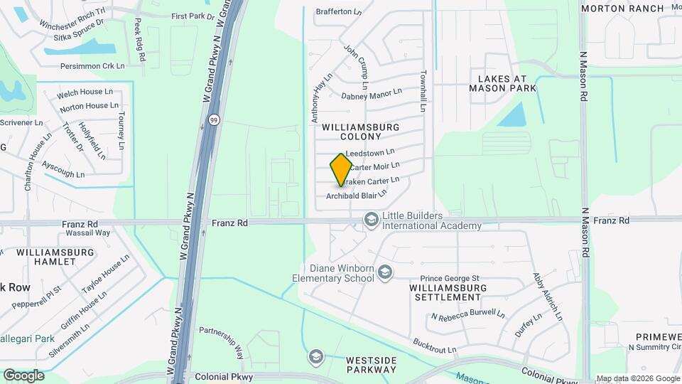 22710 Archibald Blair Ln Map and Location Details