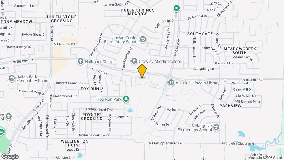 8738 Texas Risinger Dr Map and Location Details