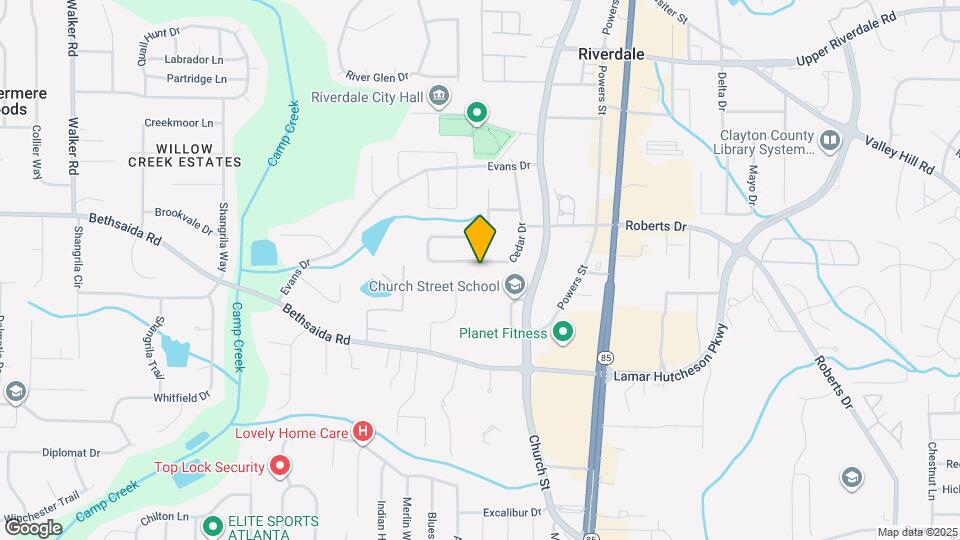 6966 Cedar Dr Map and Location Details