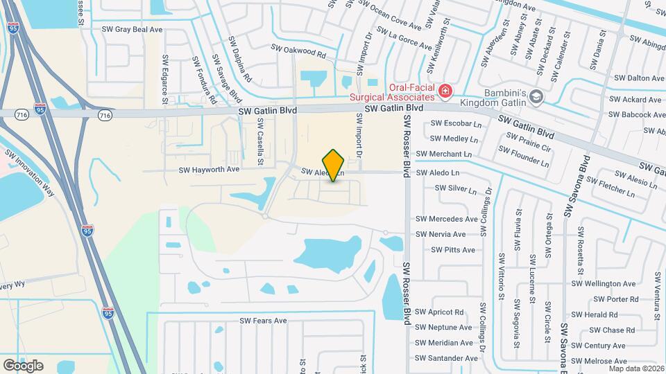 1791 SW Porta Nuovo Terrace Map and Location Details