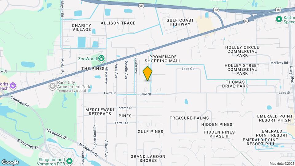 8606 Marlin Pl Map and Location Details