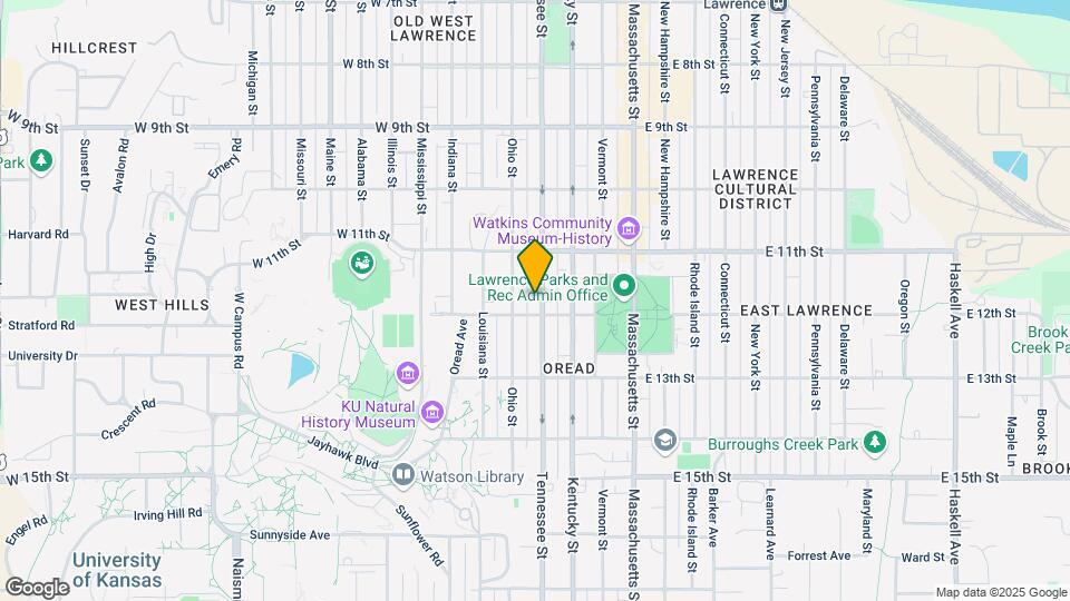 1137 Tennessee St Map and Location Details